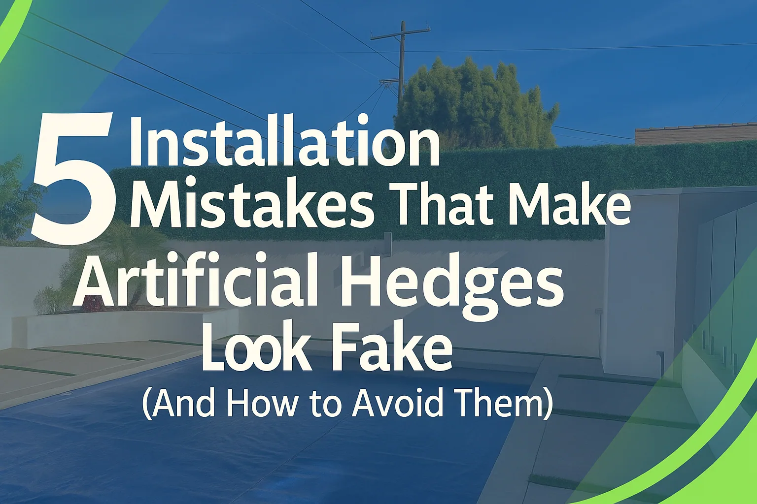 5 Installation Mistakes That Make Artificial Hedges Look Fake (And How to Avoid Them)